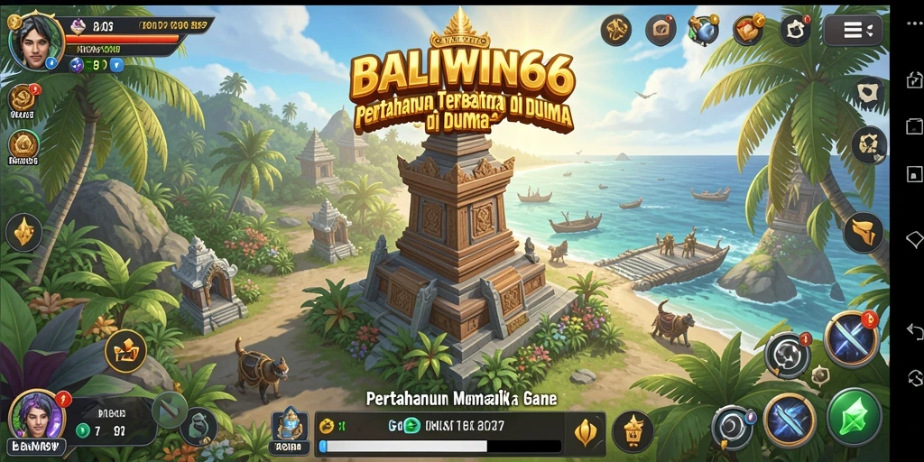 Tampilan menakjubkan dari gameplay BALIWIN66 Tower Defense.