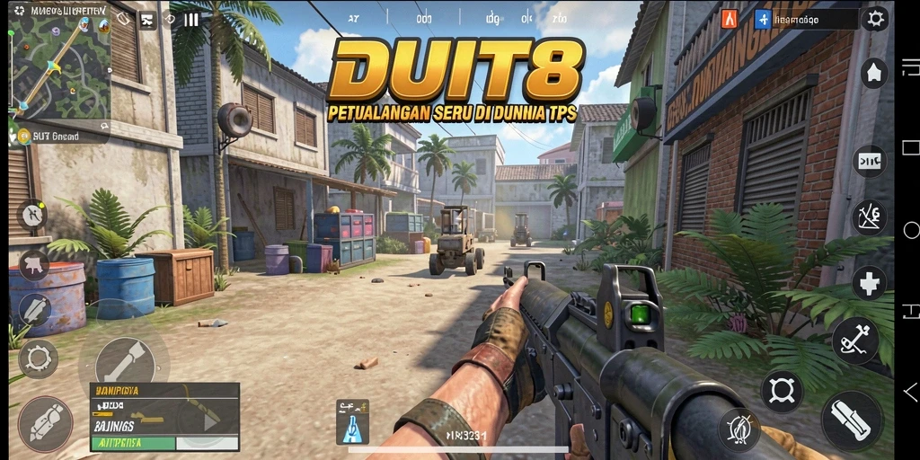 Tampilan gameplay DUIT8 yang seru dan mendebarkan.