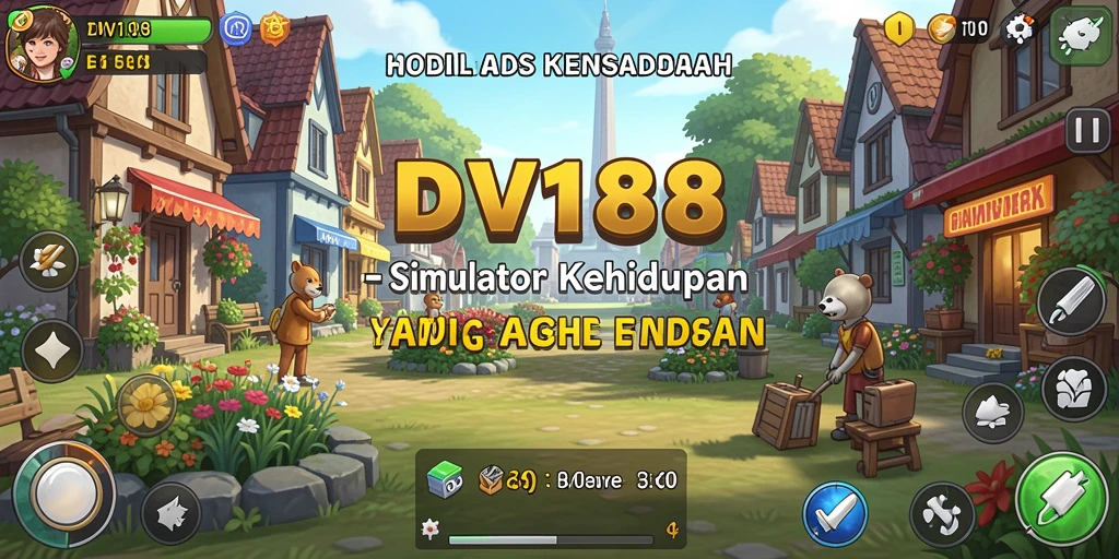 Tampilan gameplay seru dan interaktif DV188.