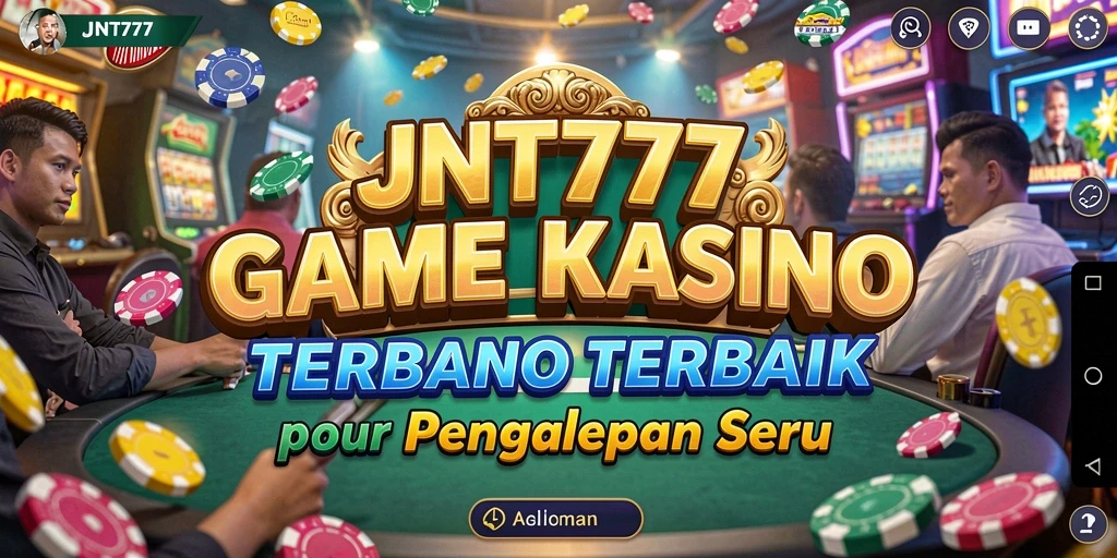 Tampilan menarik dari gameplay Kasino di JNT777.