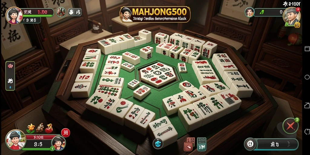 Tampilan gameplay MAHJONG500 dengan strategi yang menarik.