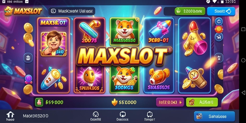Tampilan gameplay <strong>MAXSLOT</strong> yang mengasyikkan dengan tema menarik.