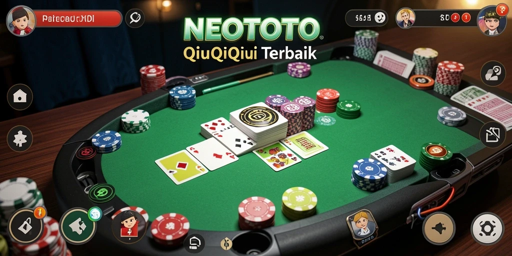 Tampilan gameplay seru di NEOTOTO dengan tantangan QiuQiu.
