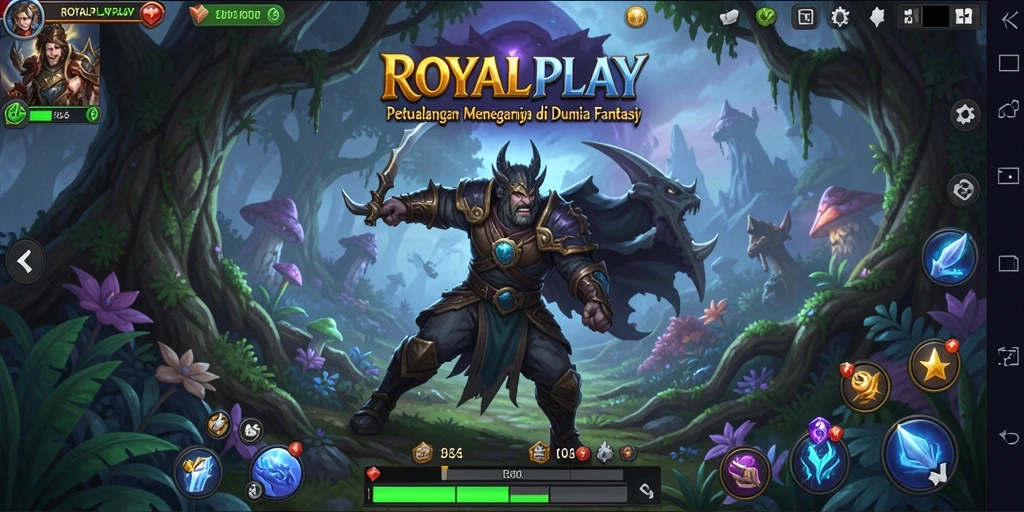 Tampilkan gameplay menegangkan di dunia petualangan.