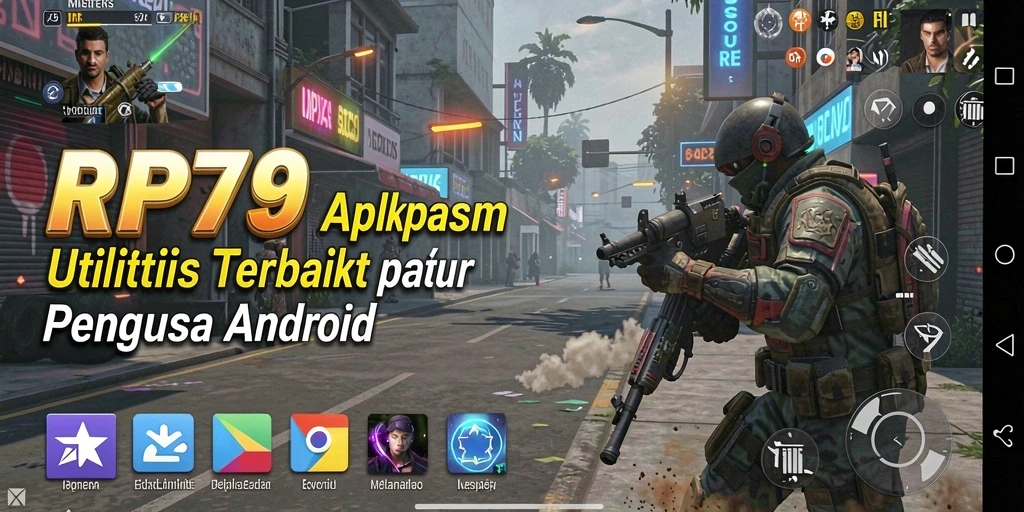 Tampilan antarmuka RP79 yang intuitif dan mudah digunakan.