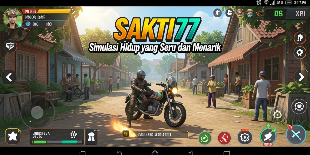 Screenshot gameplay SAKTI77 yang menarik menunjukkan interaksi karakter.