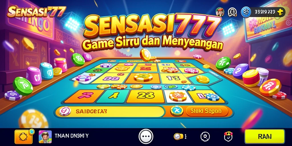Tampilan gameplay seru dalam SENSASI777 yang memikat.
