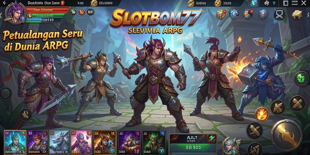 Tampilan menarik dari gameplay <strong>SLOTBOM77</strong> di dunia ARPG yang epik.